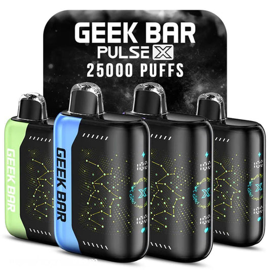 美國潮牌 GEEK BAR PULSE X星空 25000口一次性電子煙-曲面數控顯示器-AI智慧調壓系統